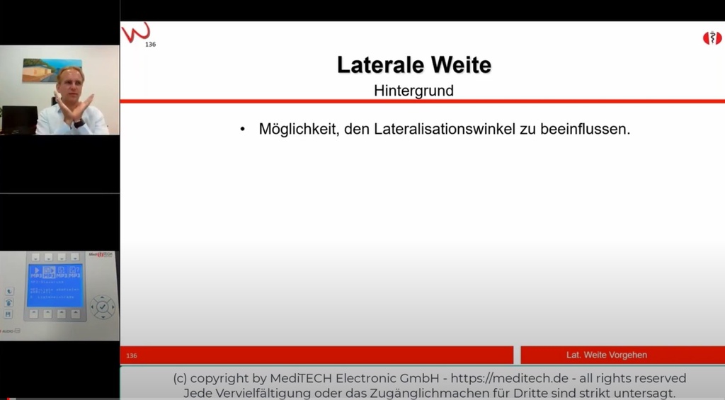 Laterale Weite