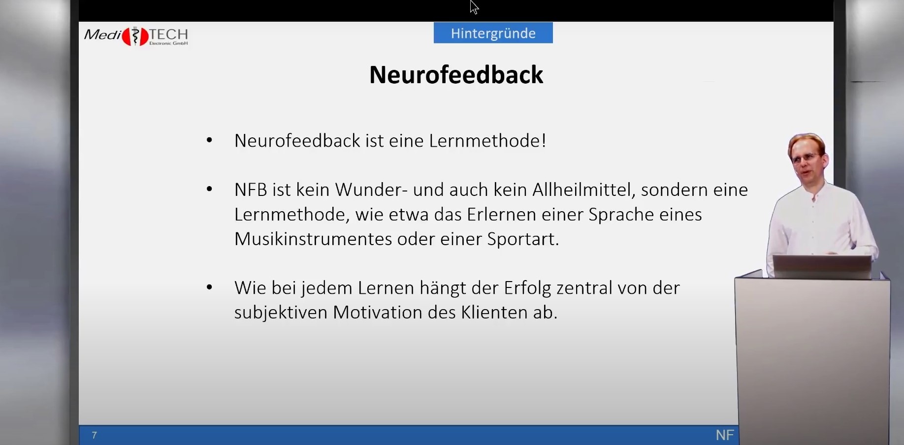 Neurofeedback ist eine Lernmethode